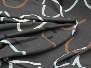 Bavlněné povlečení GIFU šedé + povlak na polštářek 40 x 40 cm Rozměr povlečení: 70 x 90 cm | 140 x 200 cm