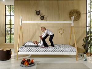 Bílá dětská postel Vipack Tipi, 90 x 200 cm