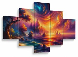 Obraz - Magický svět (125x70 cm)