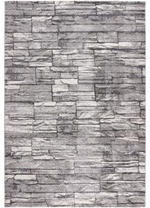 Breno Kusový koberec TRENDY 404/silver, Šedá, Vícebarevné, 200 x 290 cm