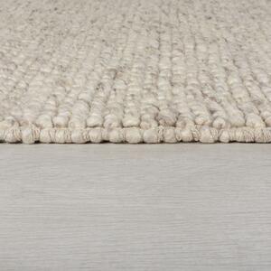 Svěle šedý vlněný koberec Flair Rugs Minerals, 160 x 230 cm