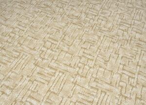 Breno Metrážový koberec DOBRO 35, šíře role 400 cm, Béžová