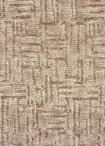 Breno Metrážový koberec DOBRO 65, šíře role 400 cm, Béžová, Vícebarevné