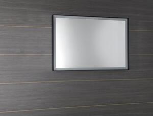 Sapho Sort Zrcadlo 100 x 70 cm s LED podsvícením, černá mat ST100