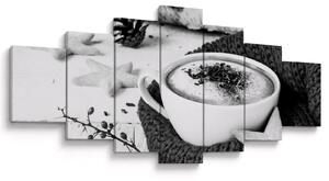 Obraz - Zimní cappuccino (210x100 cm)