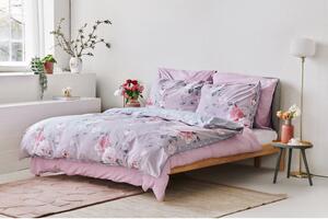 Růžové bavlněné povlečení na dvoulůžko Bonami Selection Belle, 160 x 220 cm