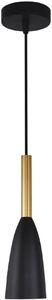 Light Prestige Solin závěsné svítidlo 1x60 W černá-zlatá LP-181/1PBK/GD