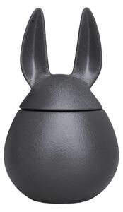 DBKD Velikonoční dóza Rabbit černá 14 cm