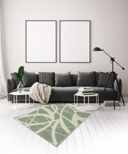 Breno Kusový koberec PORTLAND 57/RT4G, Zelená, Vícebarevné, 80 x 140 cm