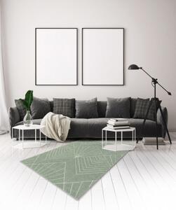 Breno Kusový koberec PORTLAND 58/RT4G, Zelená, Vícebarevné, 80 x 140 cm