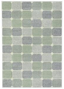 Breno Kusový koberec PORTLAND 172/RT4G, Zelená, Vícebarevné, 120 x 170 cm