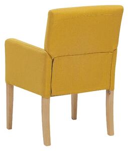 Jídelní židle ROCKY (textil) (žlutá). 1018501