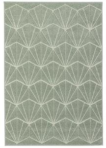 Breno Kusový koberec PORTLAND 750/RT4G, Zelená, Vícebarevné, 67 x 120 cm