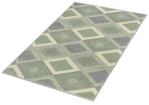 Breno Kusový koberec PORTLAND 1505/RT4H, Zelená, Vícebarevné, 80 x 140 cm