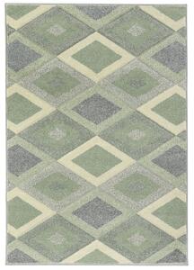 Breno Kusový koberec PORTLAND 1505/RT4H, Zelená, Vícebarevné, 120 x 170 cm