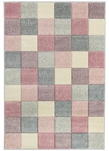Breno Kusový koberec PORTLAND 1923/RT41, Růžová, Vícebarevné, 67 x 120 cm