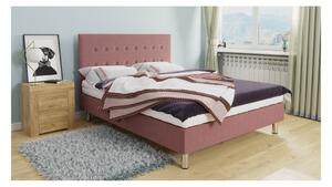 Čalouněná manželská postel 160x200 NECHLIN 3 - růžová
