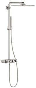 Grohe Euphoria sprchová sada na stěnu s termostatem s dešťovou sprchou SuperSteel 26508DC0