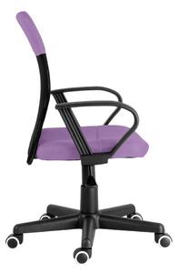 Dětská židle na kolečkách TIMMY II — látka, fialová