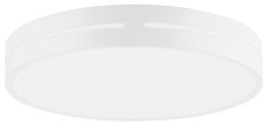 Bílé kovové stropní LED světlo Nova Luce Wheel 45 cm