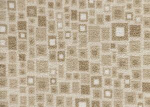 Breno Metrážový koberec MORGAN 33, šíře role 400 cm, Béžová, Vícebarevné