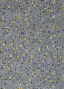 Breno Metrážový koberec MORGAN 97, šíře role 400 cm, Žlutá, Vícebarevné