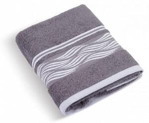 Brotex Froté ručník 50x100cm 480g vlnka šedá