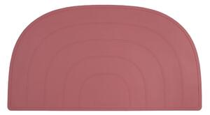 Tmavě růžové silikonové prostírání Kindsgut Rainbow, 47 x 26 cm