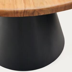 Dřevěný kulatý jídelní stůl Kave Home Wilshire 120 cm