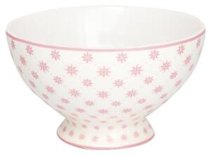 Růžová porcelánová miska na polévku Green Gate Laurie, ø 15 cm