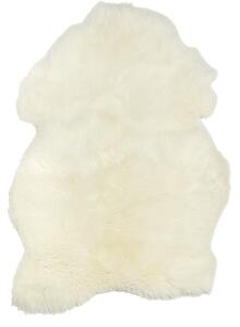 Breno Kusový koberec Ovčí kožešina velká krémově bílá, Bílá, 70 x 110 cm