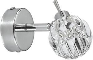 Candellux Bombola nástěnné svítidlo 1x40 W chrom-křišťálová 91-70289