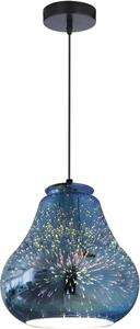 Candellux Galactic závěsné svítidlo 1x60 W modrá-vícebarevná 31-56108