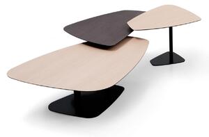 SANCAL - Konferenční stolek ROCK - dýhovaná deska