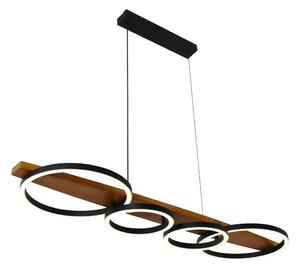 Brilagi - LED Lustr na lanku PLANK LED/35W/230V 4000K 30x100 cm dřevo