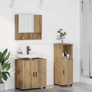 Sada koupelnového nábytku 3 ks Artisanový dub 61 x 35 x 64 cm 3392952