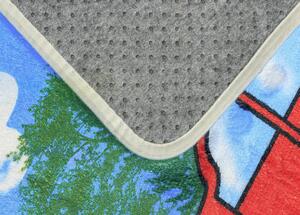 Breno Kusový koberec Kluci, Modrá, Vícebarevné, 110 x 160 cm