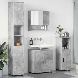 Sada koupelnového nábytku 4 ks Betonově šedá 61 x 35 x 64 cm 3392966