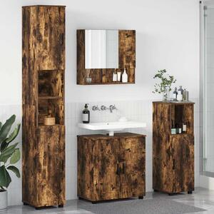 Sada koupelnového nábytku 4 ks Kouřový dub 61 x 35 x 64 cm 3392968