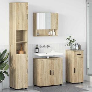 Sada koupelnového nábytku 4 ks Sonoma dub 61 x 35 x 64 cm 3392975