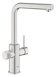 GROHE 30590DC0 - Dřezová baterie s výsuvnou koncovkou BLUE PURE nerez