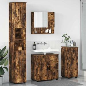 Sada koupelnového nábytku 4 ks Kouřový dub 61 x 35 x 64 cm 3392978