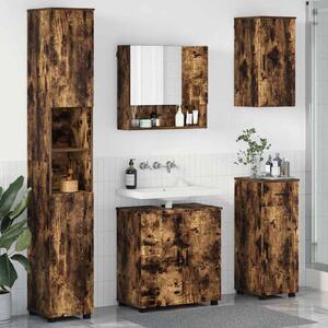 Sada koupelnového nábytku 5 ks Kouřový dub 61 x 35 x 64 cm 3392998