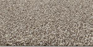 Breno Metrážový koberec LAZIO HEATHER 97, šíře role 400 cm, Hnědá