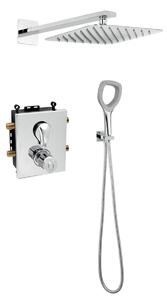 Sprchový systém Novaservis Metalia ECO+ pod omítku s termostatickou baterií chrom SADAECO52RT