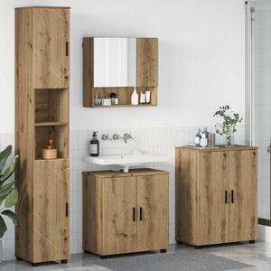 Sada koupelnového nábytku 4 ks Artisanový dub 61 x 35 x 64 cm 3393012