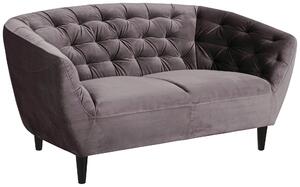 POHOVKA CHESTERFIELD, textil, tmavě šedá Ambia Home - Pohovky