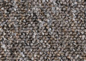 Breno Metrážový koberec BINGO 6810, šíře role 500 cm, Hnědá, Vícebarevné