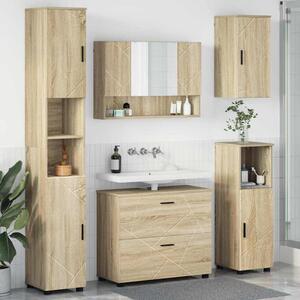 Sada koupelnového nábytku 5 ks Sonoma dub 35 x 30 x 192 cm 3393065