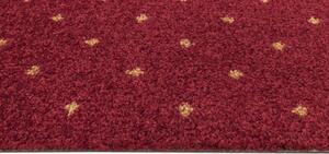 Breno Metrážový koberec AKZENTO NEW 10, šíře role 400 cm, Červená, Vícebarevné